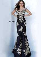 Jovani Evenings Dress 00635 - Black/Gold