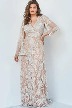 Jovani Evenings Dress 00752 - Champagne