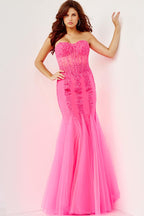 Jovani Prom 5908 - Neon Pink