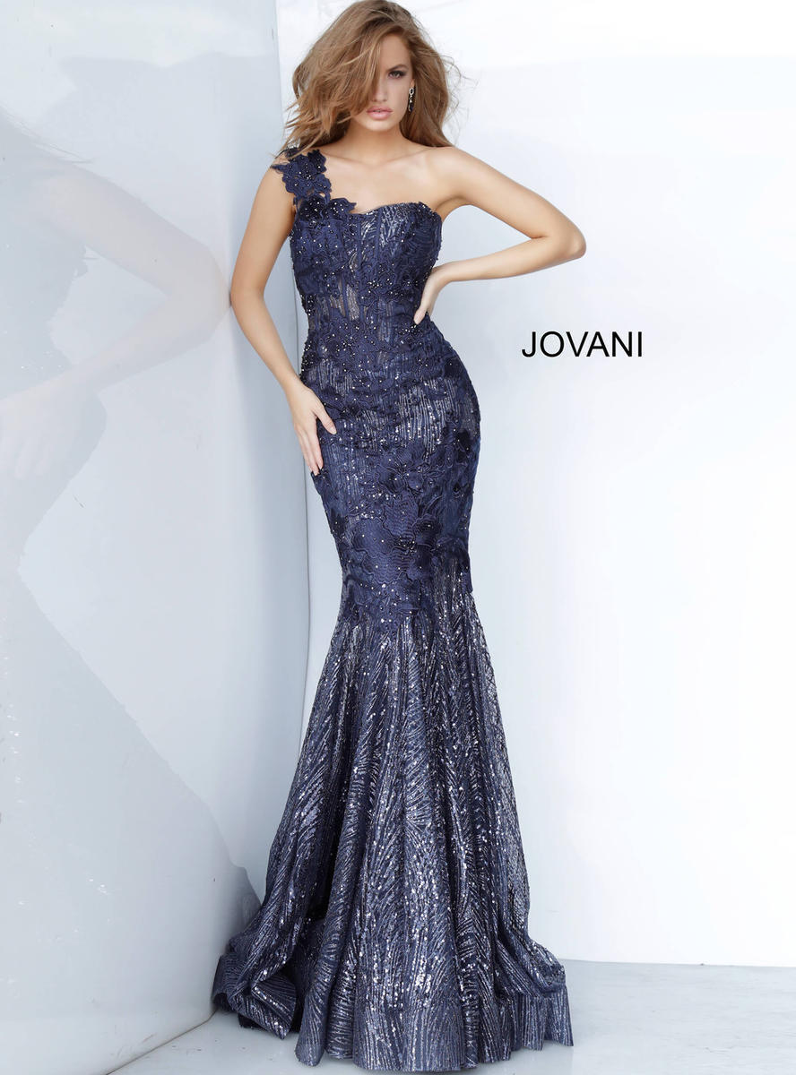 Jovani Evenings Dress 02445 - Navy