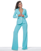 Jovani Contemporary 02637 - Turquoise