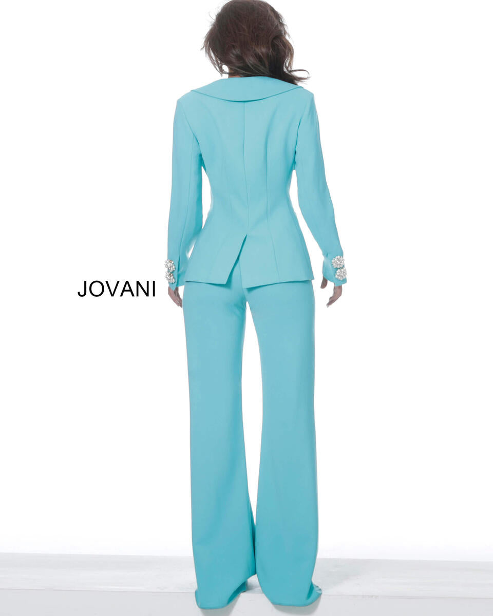 Jovani Contemporary 02637 - Turquoise