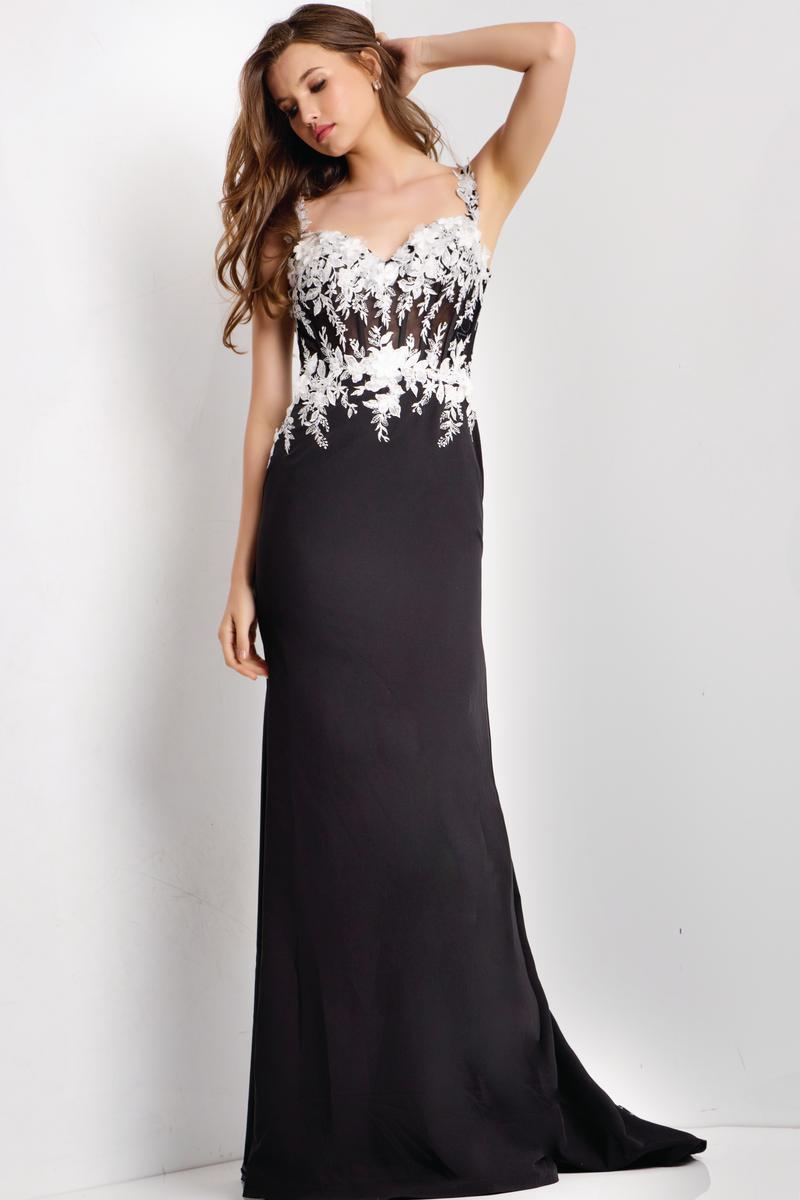 Jovani Prom 49465 - Black/White