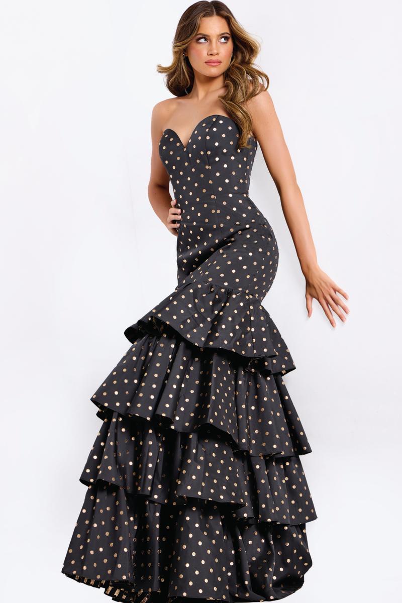 Jovani Prom 49419 - Black/Gold