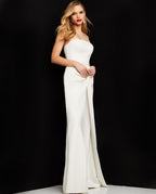 Jovani Contemporary 03828 - Ivory