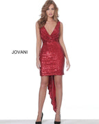 Jovani Short & Cocktail 03855 - Red