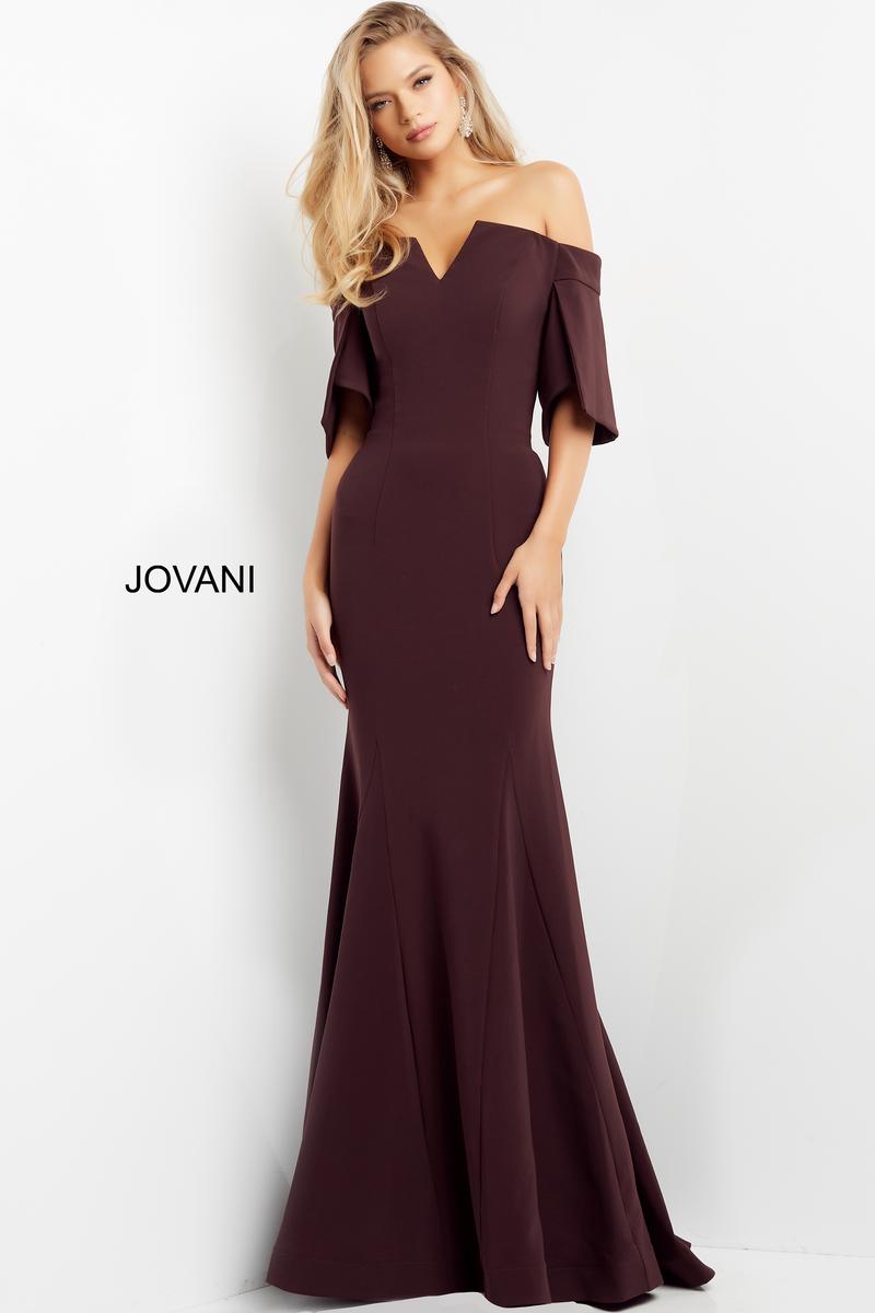 Jovani Evening 04341 - Cranberry