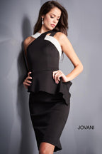 Jovani Short and Cocktail Dress 04409 - Black/White