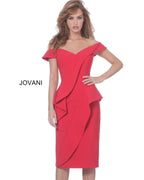 Jovani Short and Cocktail Dress 04426 - Red