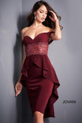 Jovani Short & Cocktail 04461 - Wine