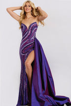 Jovani Prom 49226 - Dark Purple Multi
