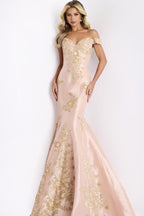 Jovani Evenings Dress 00635 - Blush/Gold