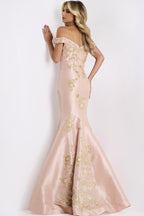 Jovani Evenings Dress 00635 - Blush/Gold