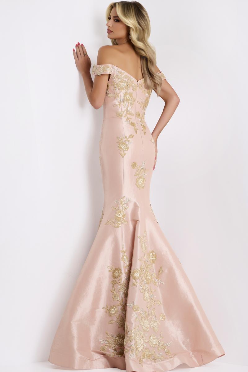 Jovani Evenings Dress 00635 - Blush/Gold