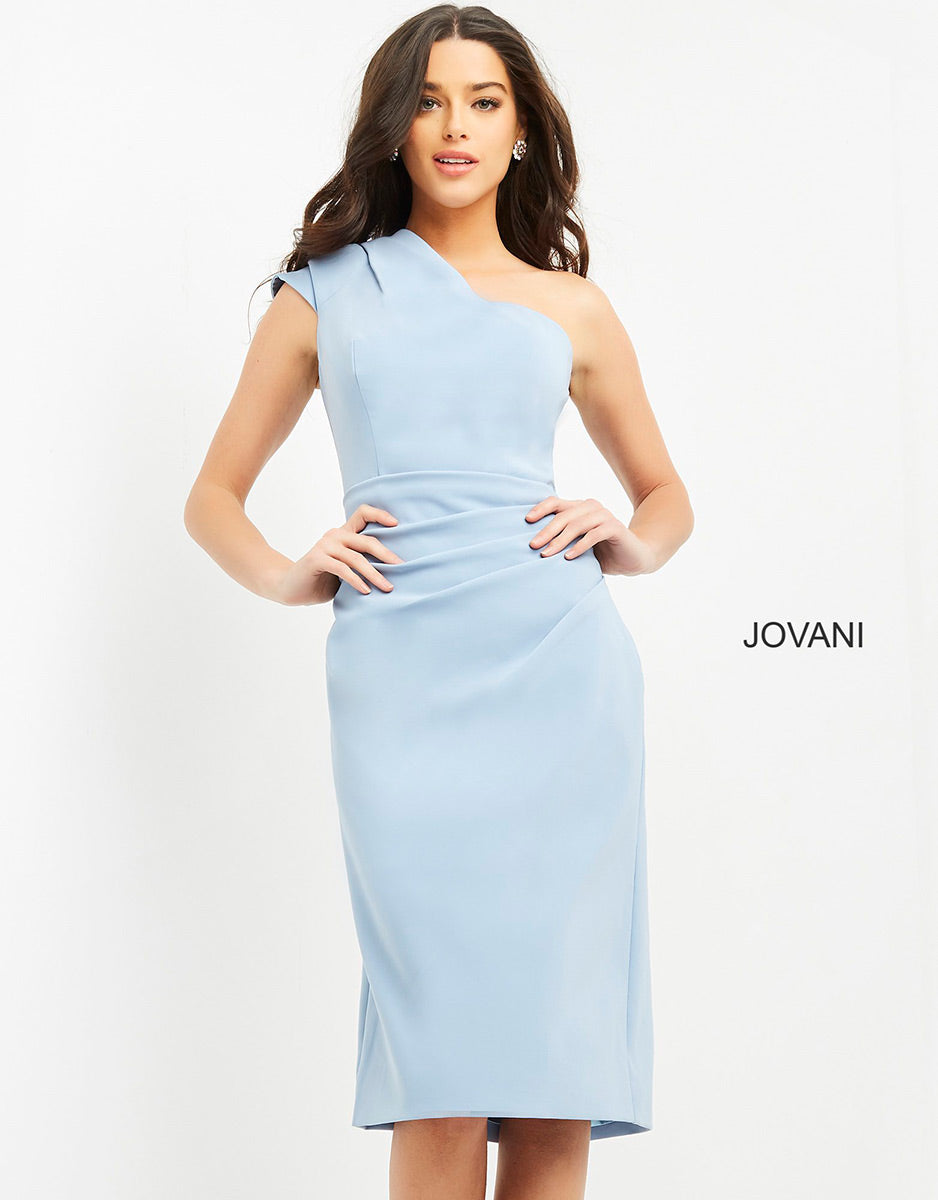 Jovani Short and Cocktail Dress 06835 - Light Blue