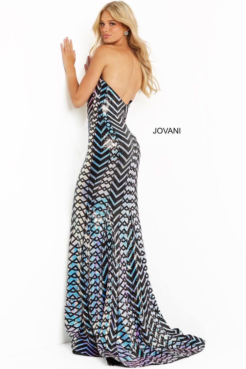 Jovani Prom 07285 - Lilac/Multi