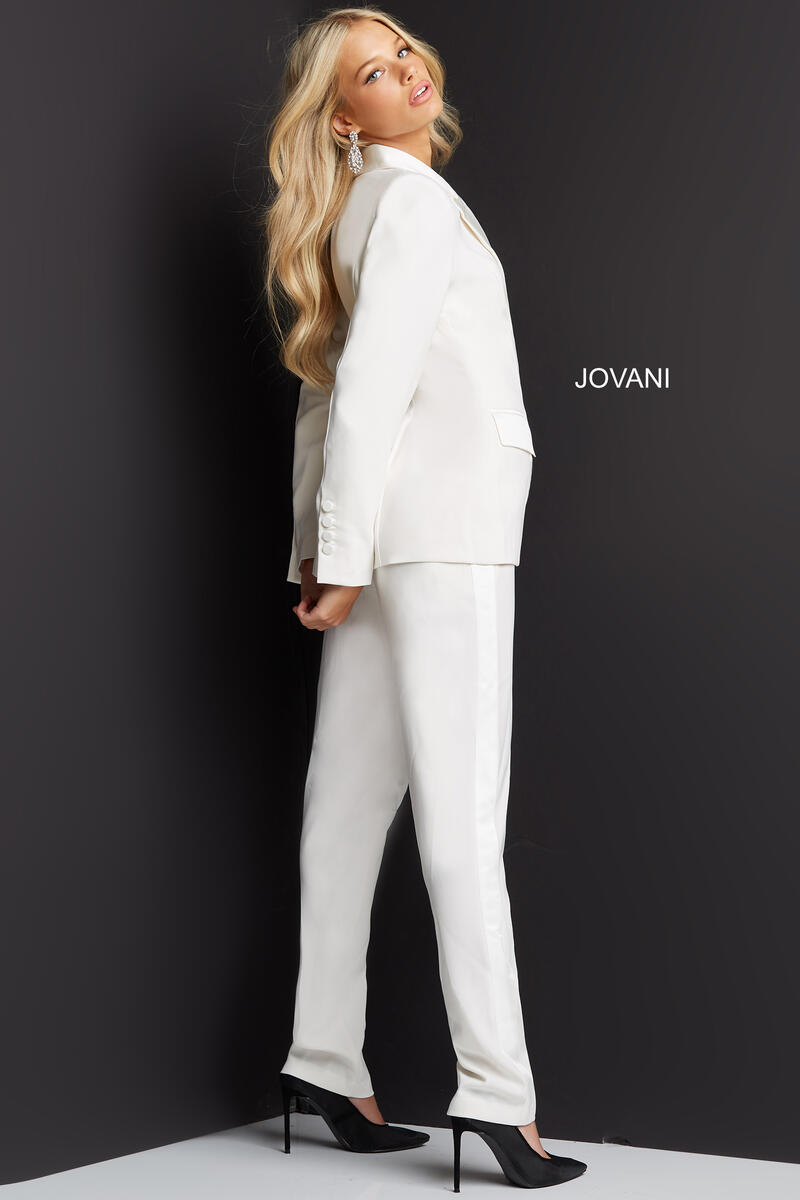 Jovani Contemporary 07293 - Ivory