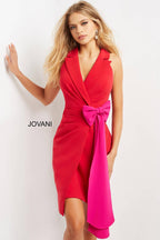 Jovani Contemporary 07961 - Red/Fuschia