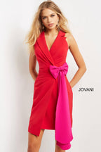 Jovani Contemporary 07961 - Red/Fuschia
