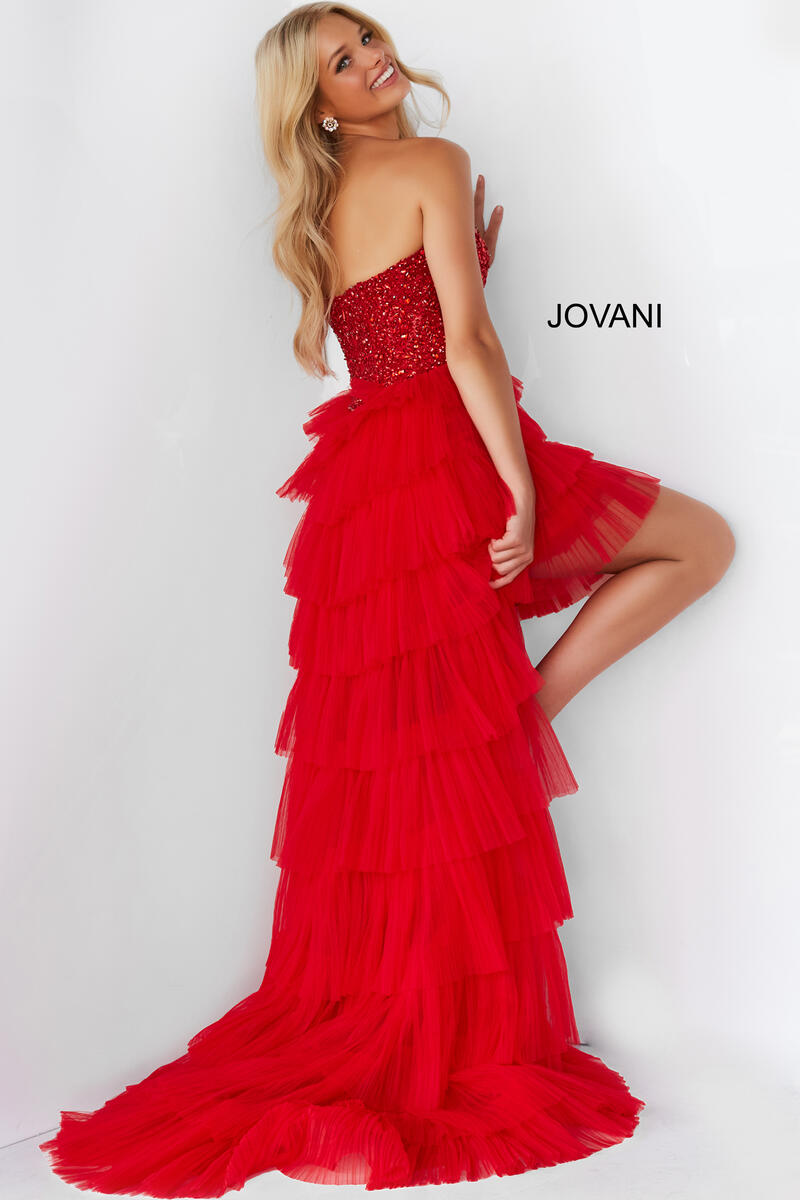 Jovani Prom Gown 08100 - Red