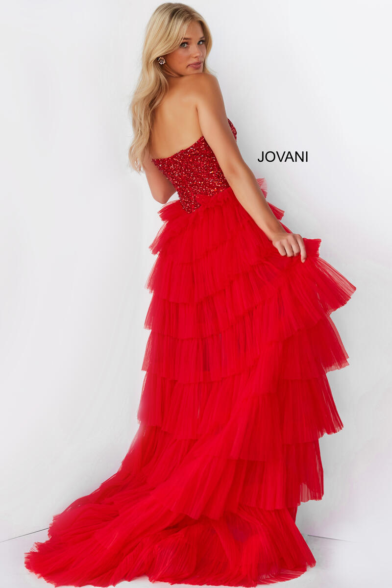 Jovani Prom Gown 08100 - Red