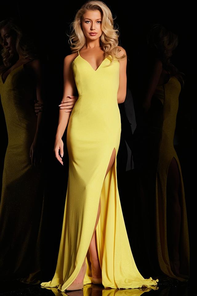Jovani Prom 08153 - Yellow