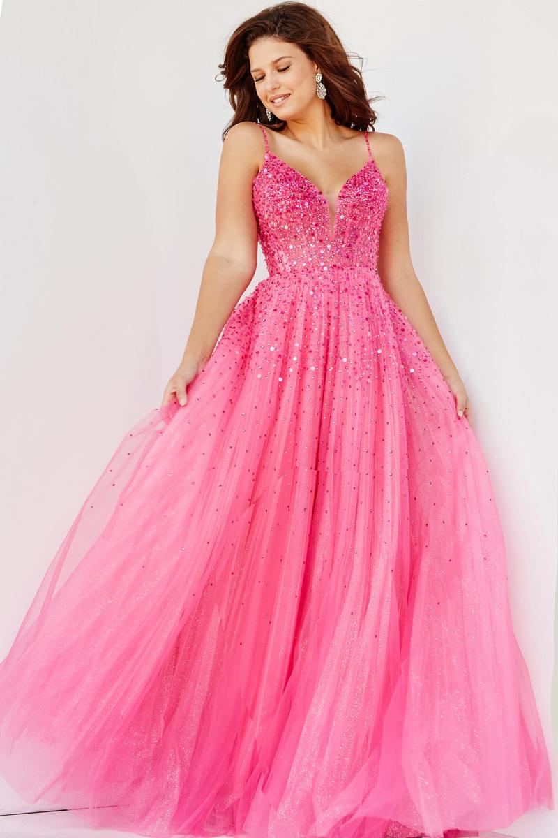 Jovani Prom 08408 - Hot Pink