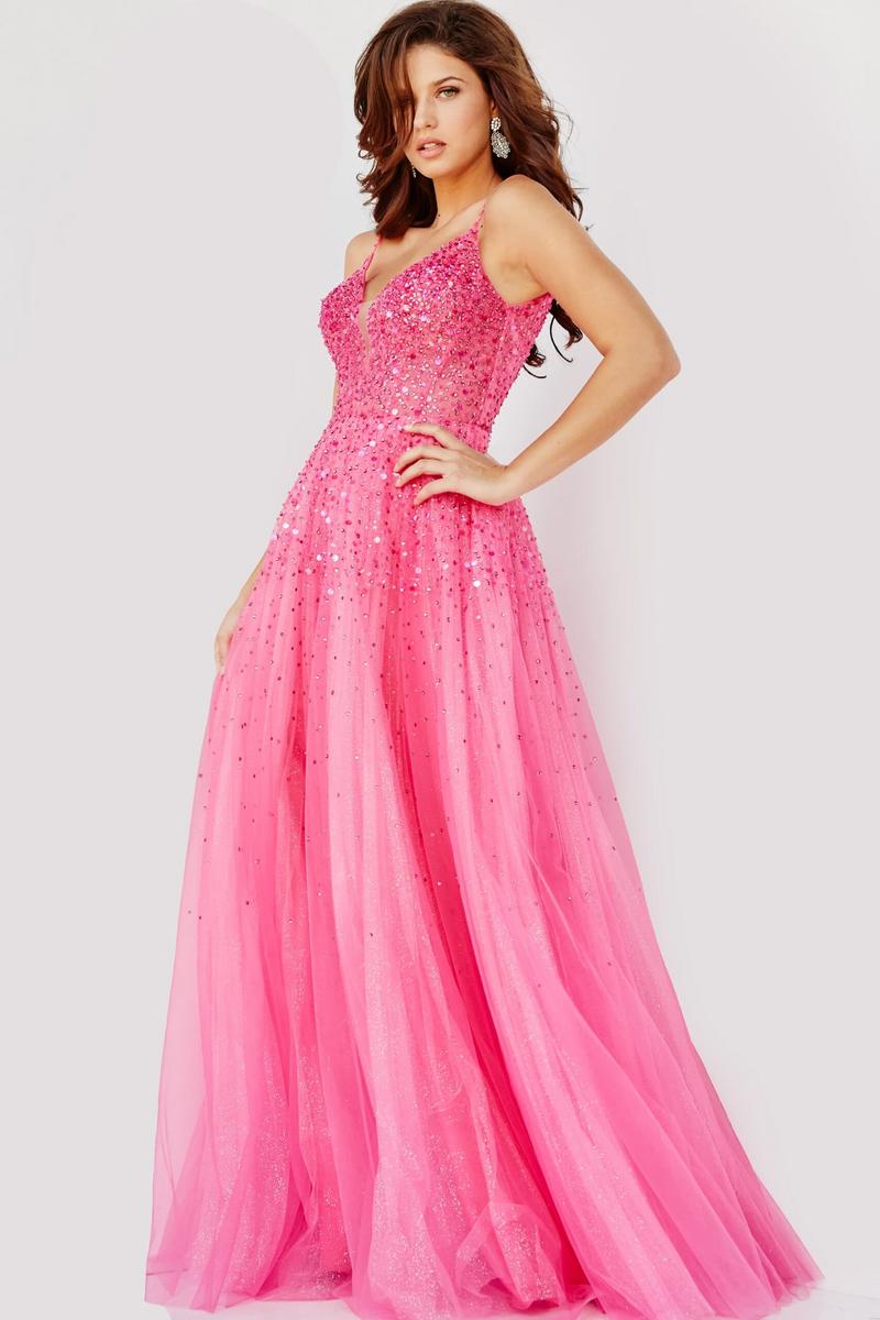 Jovani Prom 08408 - Hot Pink