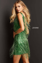 Jovani Short and Cocktail Dress 08410 - Green