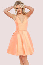 Jovani Short and Cocktail Dress 08645 - Orange