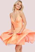Jovani Short and Cocktail Dress 08645 - Orange