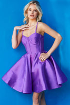 Jovani Short Evening Dress 09464 - Purple