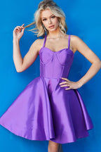 Jovani Short Evening Dress 09464 - Purple