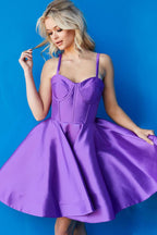 Jovani Short Evening Dress 09464 - Purple