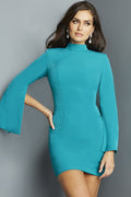 Jovani Short and Cocktail Dress 09730 - Teal