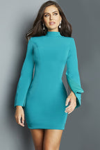 Jovani Short and Cocktail Dress 09730 - Teal