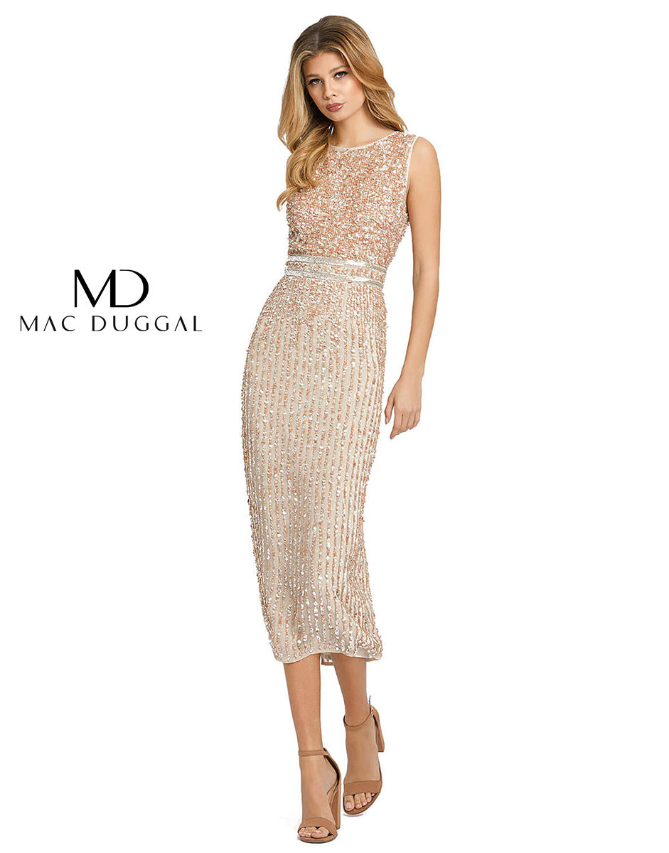 Cocktail by Mac Duggal Dress 10509 - Nude