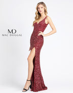 Mac Duggal Evening 1068D - Chilli Pepper