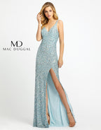 Mac Duggal Evening 1068D - Powder Blue