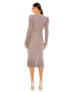 Cocktail by Mac Duggal Dress 10740 - Nude Silver