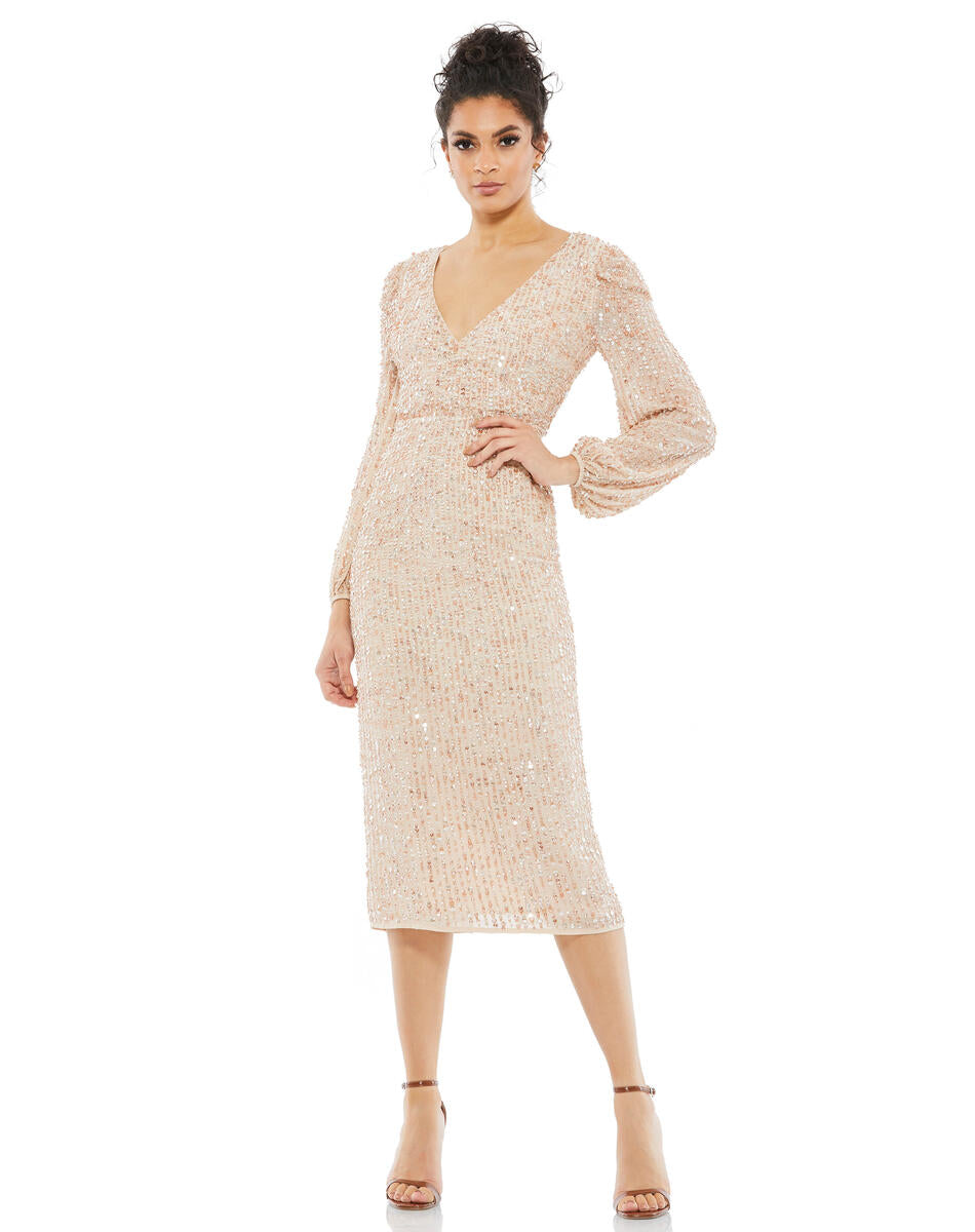 Cocktail by Mac Duggal Dress 10764 - Nude