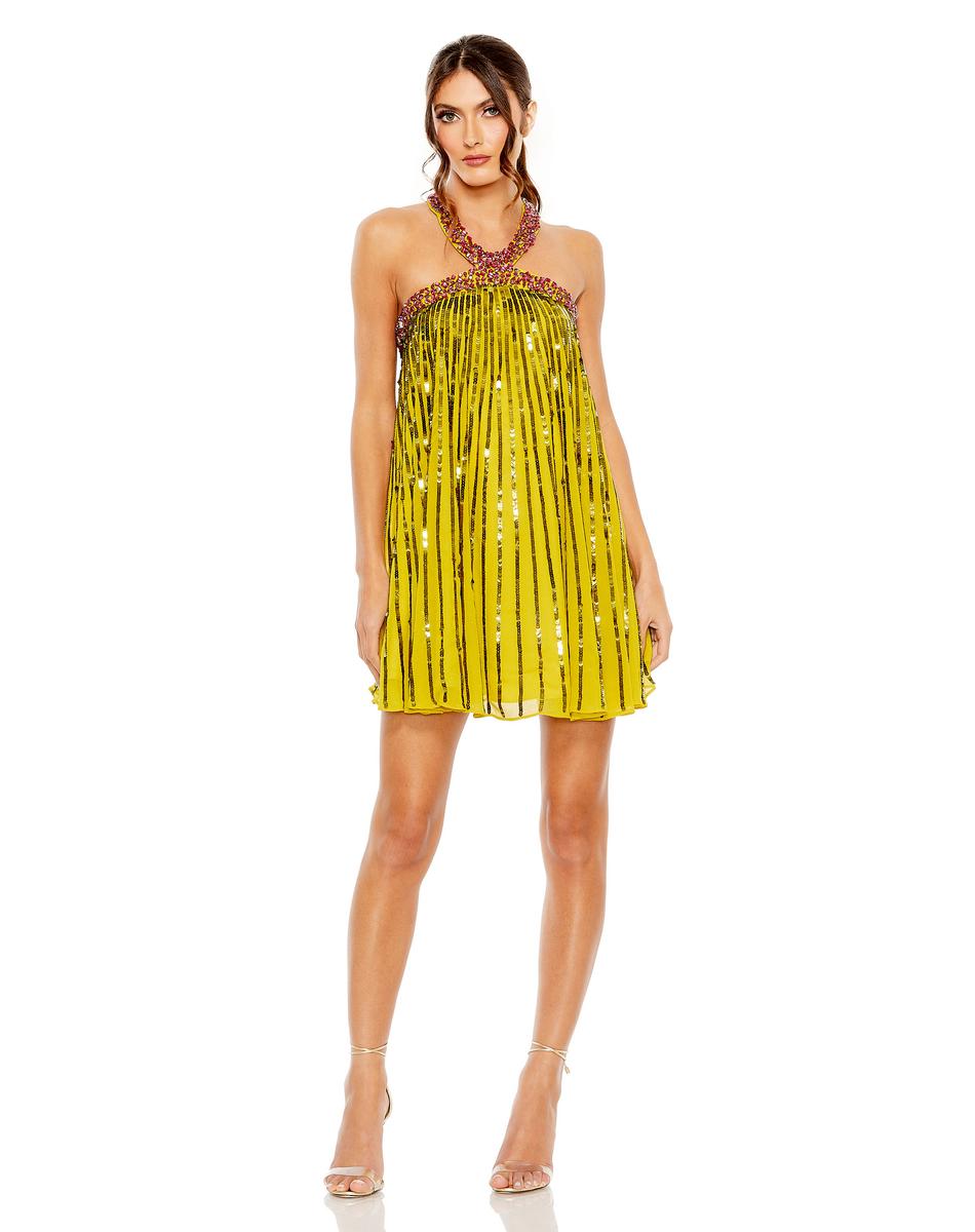Cocktail by Mac Duggal Dress 10996 - Gold