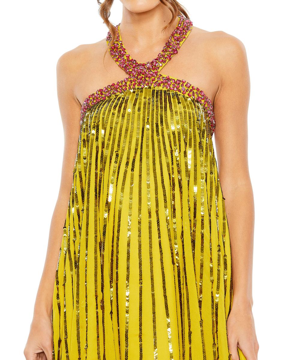 Cocktail by Mac Duggal Dress 10996 - Gold
