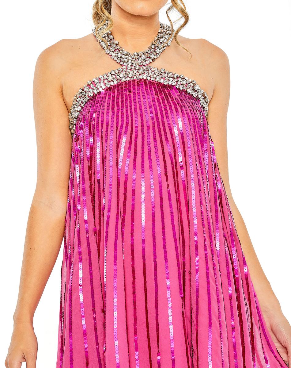 Cocktail by Mac Duggal Dress 10996 - Hot Pink
