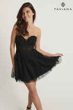 Faviana Dress 11120 - Black000000