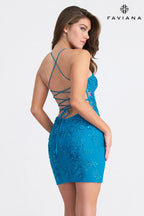 Faviana Dress 11301 - Ink Blue