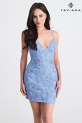 Faviana Dress 11302 - Cloud Blue