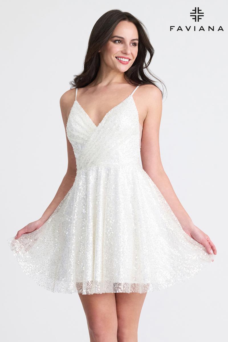 Faviana Dress 11319 - Ivory