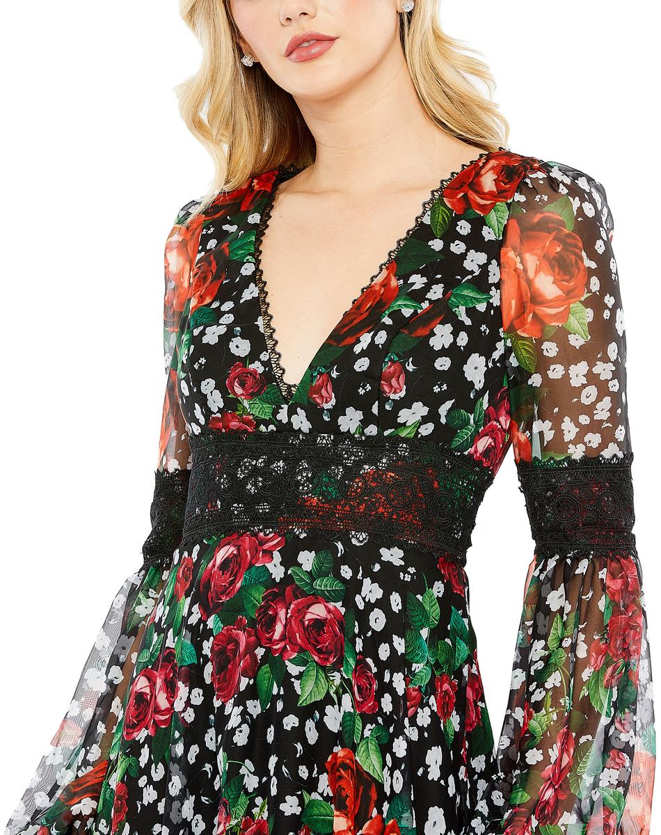 Cocktail by Mac Duggal Dress 11402 - Black Multi
