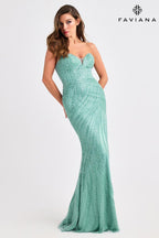 Faviana 11408 - Seafoam